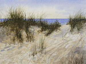 Struna Galleries of Brewster and Chatham, Cape Cod Paintings of New England and Cape Cod  - Cool Sand